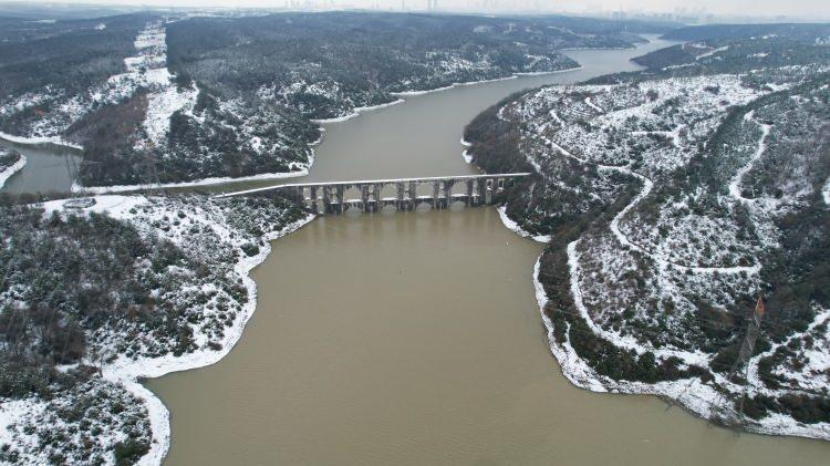 <p>İstanbul'da etkili olan kar yağışı bazı noktalarda devam ederken megakentin barajlarındaki doluluk oranı ise İstanbul Su ve Kanalizasyon İdaresi Genel Müdürlüğü(İSKİ)'nün verilerine göre 21 Şubat itibariyle yüzde 70.05'e ulaştı. </p>