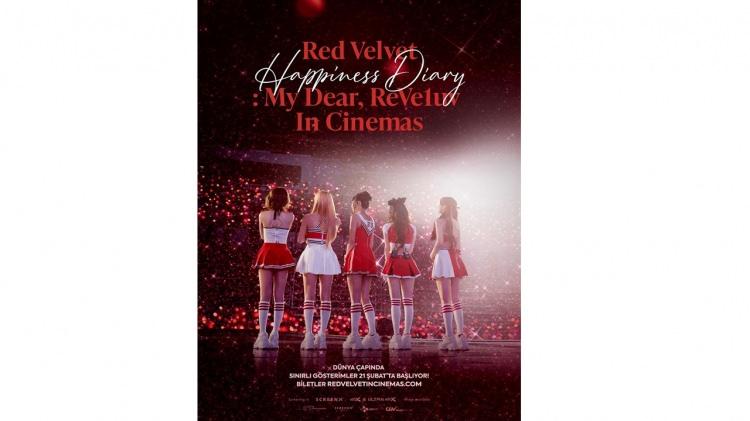 <p><strong>RED VELVET HAPPINESS DIARY</strong></p>
<p>Yönetmenliğini Seong-hyeon Kim ve Yoon-Dong Oh’un üstlendiği Red Velvet Hapiness Diary, Güney Koreli müzik grubu Red Velvet'in 10. yıl konseri ve grup üyelerinin hikayelerini konu ediyor.</p>