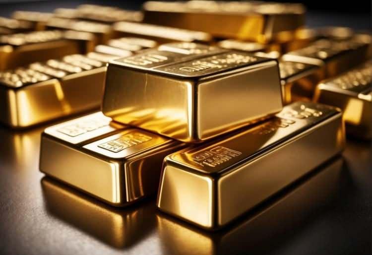 <p>En fazla altın rezervine sahip ülke konumunda bulunan ABD'nin yaklaşık 8 bin 133,5 ton altını bulunuyor. ABD'nin altın rezervi toplam dış rezervlerinin yüzde 75'ini oluşturuyor. ABD'nin altın rezervleri ons başına 42,22 dolar defter değerinde bulunuyor.</p>

