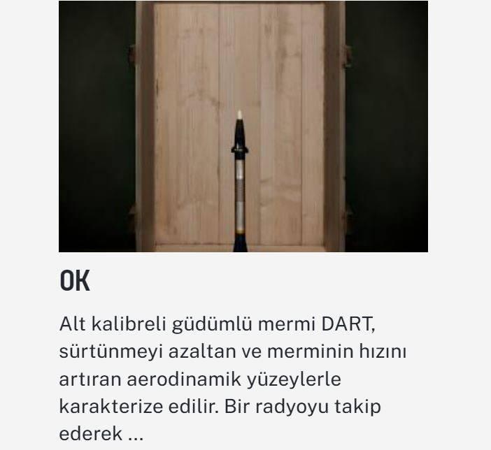 <p><span style="color:#B22222"><strong>MERMİ</strong></span></p>
