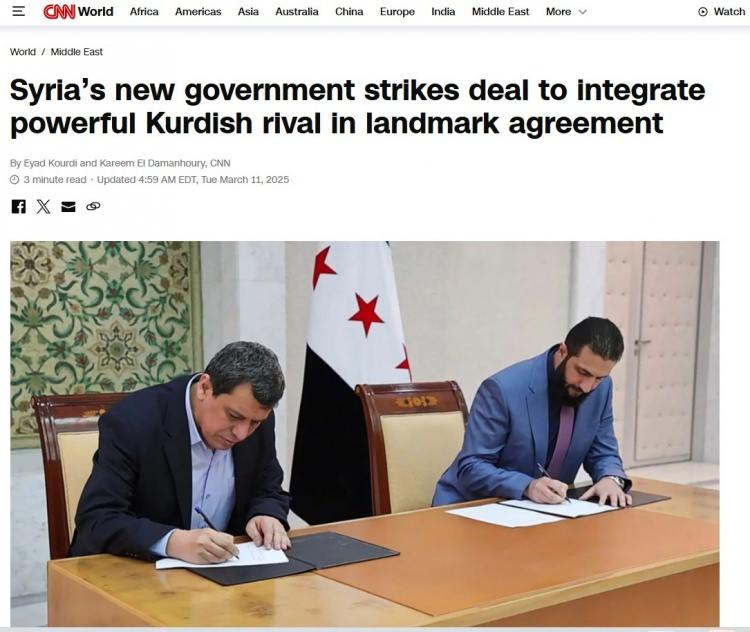 <p>Amerikan yayın kuruluşu CNN ise, gelişmeyi "Tarihi anlaşma" olarak duyurdu. Anlaşmanın yıl sonuna kadar hayata geçiriliceği aktarıldı.</p>
<p> </p>