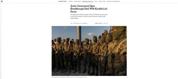 <p>"SURİYE'DE YENİ DÖNEM BAŞLIYOR"</p>
<p> </p>
<p>Amerika'nın önde gelen gazetelerinden The New York Times ise, Suriye'de yeni bir dönemin başladığını vurguladı.</p>
<p> </p>
<p> </p>