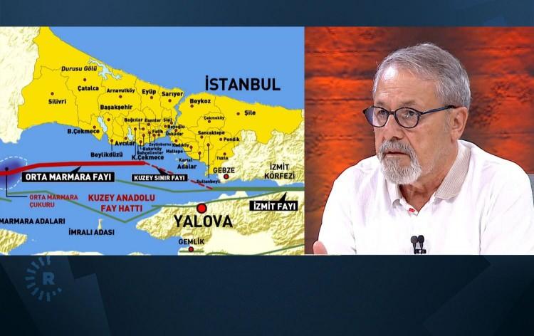 <p><strong>NACİ GÖRÜR: 7.5 BÜYÜKLÜĞÜNDE OLACAK-</strong></p>
<p> </p>
<p>Beklenen İstanbul depremiyle ilgili Yer bilimci Prof. Dr. Naci Görür, <strong>"Adalar fayı en fazla 7, Kumburgaz fayı ise minimum 7.2 büyüklüğünde deprem üretiyor. İkisi birden kırılırsa ortalama 7.5 büyüklüğünde olacak ve yaklaşık 2 dakikaya yakın sürecek. Tek seferde kırılırsa bir dakikadan fazla sürer. Bütün simülasyonlar 7.5 üzerinde yapılıyor."</strong> ifadelerini kullanarak uyarılarda bulunmuştu.</p>