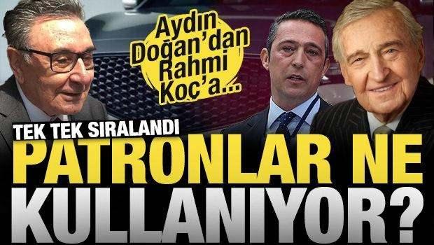 <p><span style="color:#B22222"><strong>İŞTE PATRONLARIN KULLANDIKLARI ARABALAR!</strong></span></p>