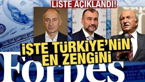<p><span style="color:#B22222"><strong>TÜRKİYE'NİN EN ZENGİNİ AÇIKLANDI!</strong></span></p>