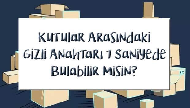 <p><strong><em>Kutular arasındaki gizli anahtarı 7 saniye içerisinde bul ve görsel algını test et! Optik illüzyonlarla zekânı sınamaya hazır mısın? Hemen dene!</em></strong></p>
