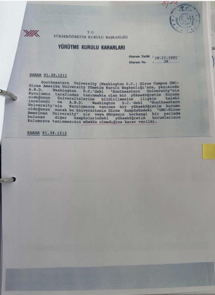 <p>Ekrem İmamoğlu, Girne Amerikan Üniversitesi İngilizce İşletme bölümündeki kaydını İstanbul Üniversitesi İşletme Fakültesi’ne neden alamaz? İşte Yükseköğretim Yürütme Kurulu’nun 3 kararı.. </p>

<p> </p>
