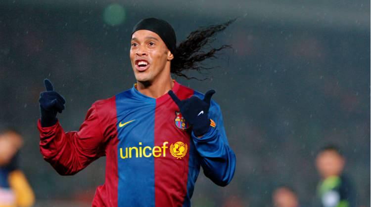 <p>6 - Ronaldinho</p>