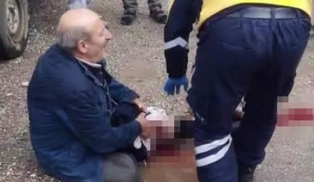 <p>Saldırgan şahıs ifade işlemleri için polis merkezine götürülürken olay yerine gelen 112 Acil Sağlık ekibi yaralılara ilk müdahaleyi yaptı. Bu sırada bacağından yaralanan ve yerde sağlık ekibi bekleyen yaralılardan biri diğer yaralıya,<strong> "Önce sen git evladım, ben zaten ölmüşüm"</strong> diyerek ambulansla hastaneye ilk onun gitmesini istedi. </p>

<p>Aynı kişi kendisini yaralayan motosiklet sürücüsü için ise, <strong>"Ya tamam ben suçluyum, ne gerek vardı"</strong> diye seslenerek serzenişte bulundu.</p>
