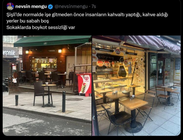 <p>Sosyal medyadan birçok kişi boykota destek verirken muhalif medyada gazetecilik yapan Nevşin Mengü’nün algı operasyonu ise elinde patladı.</p>