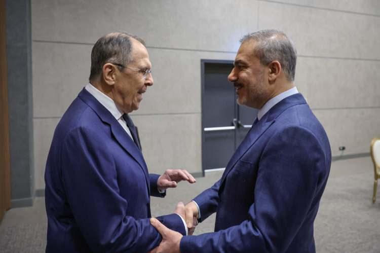 <p>Dışişleri Bakanı Hakan Fidan, Rusya Dışişleri Bakanı Sergey Lavrov ile Antalya Diplomasi Forumu’nda (ADF) bir araya geldi.</p>
