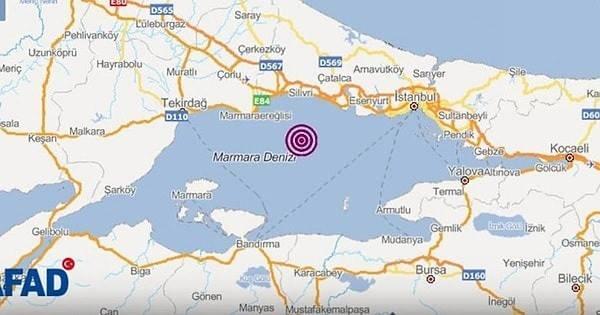 <p>Şekil 1'de son 3 yılda Marmara Denizi ve civarındaki lokal magnitüdleri 3'ten büyük depremlerin lokasyon haritası görülmektedir.</p>
<p> </p>