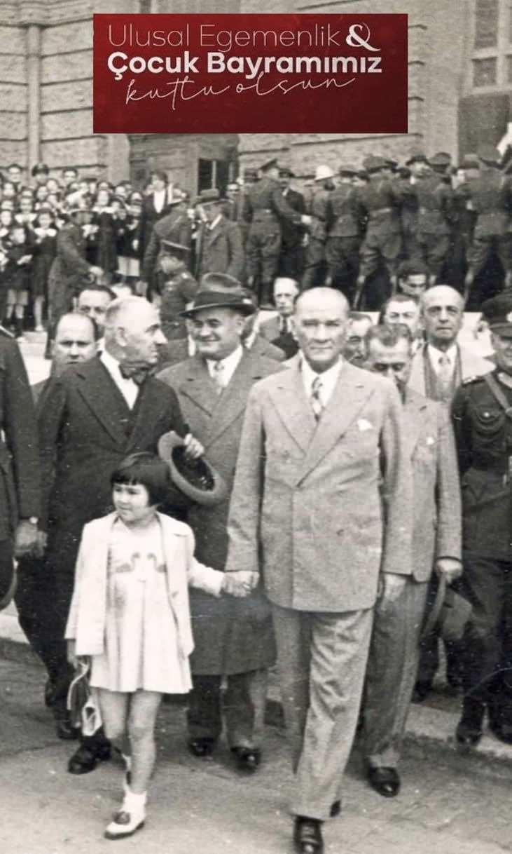 <p><strong>MUAZZEZ ERSOY</strong></p>

<p> 23 Nisan Ulusal Egemenlik ve Çocuk Bayramı'mız kutlu olsun.</p>

<p> </p>

<p> </p>
