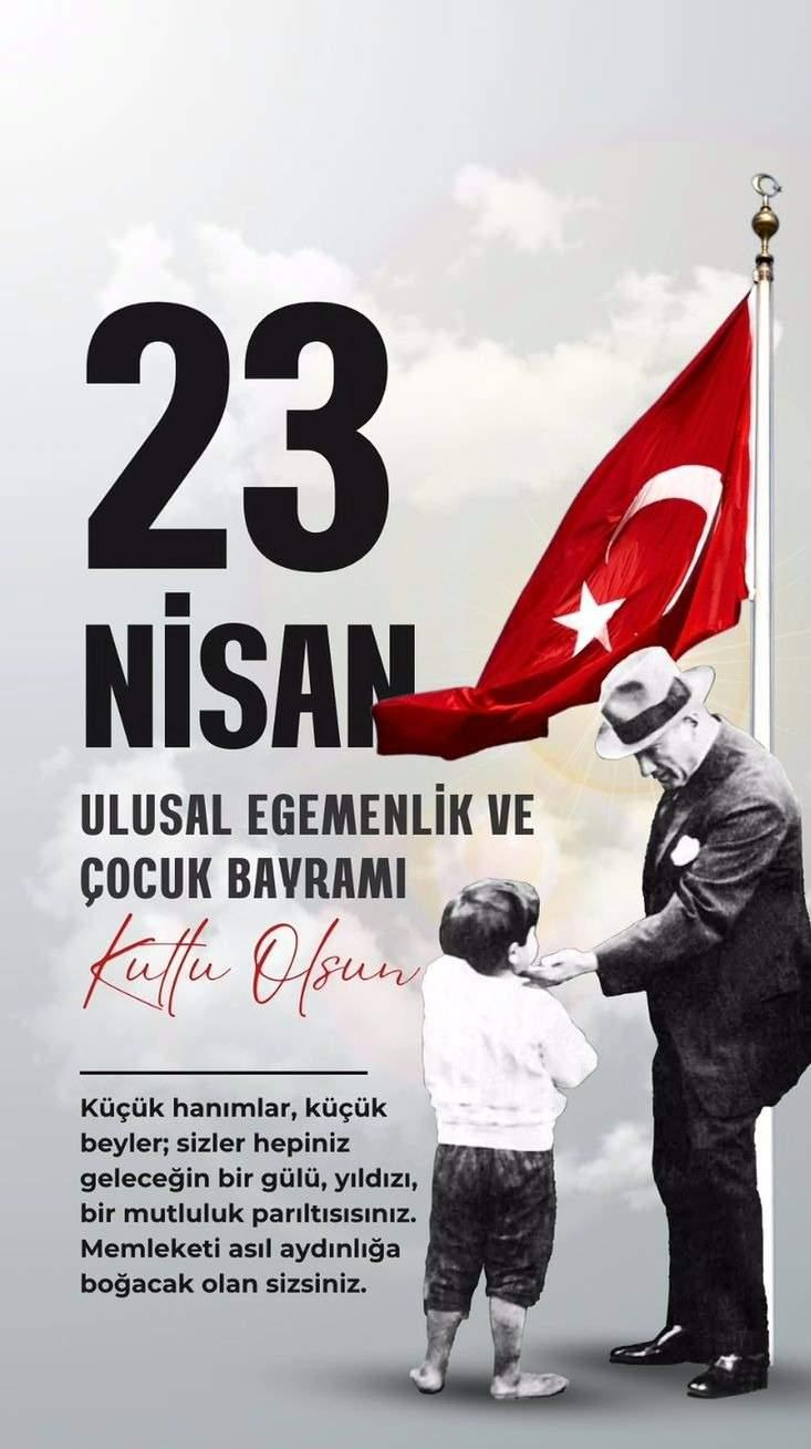 <p><strong>ENGİN ALTAN DÜZYATAN</strong></p>
<p> 23 Nisan Ulusal Egemenlik ve Çocuk Bayramı kutlu olsun. Mustafa Kemal Atatürk; "Küçük hanımlar, küçük beyler! Sizler geleceğin bir gülü, yıldızı ve ikbal ışığısınız. Memleketi asıl ışığa boğacak olan sizsiniz."</p>