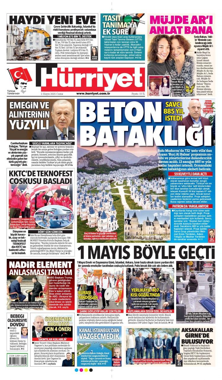 <p>2 Mayıs Cuma atılan gazete manşetlerini siz değerli okurlarımız için derledik...</p>
