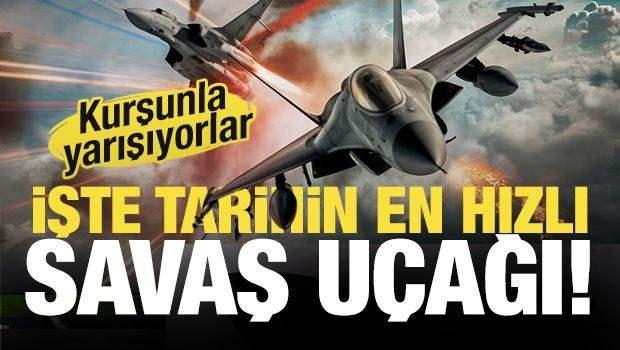 <p><strong><span style="color:#B22222">KURŞUNLA YARIŞIYORLAR! İŞTE TARİHİN EN HIZLI SAVAŞ UÇAĞI!</span></strong></p>
<p> </p>