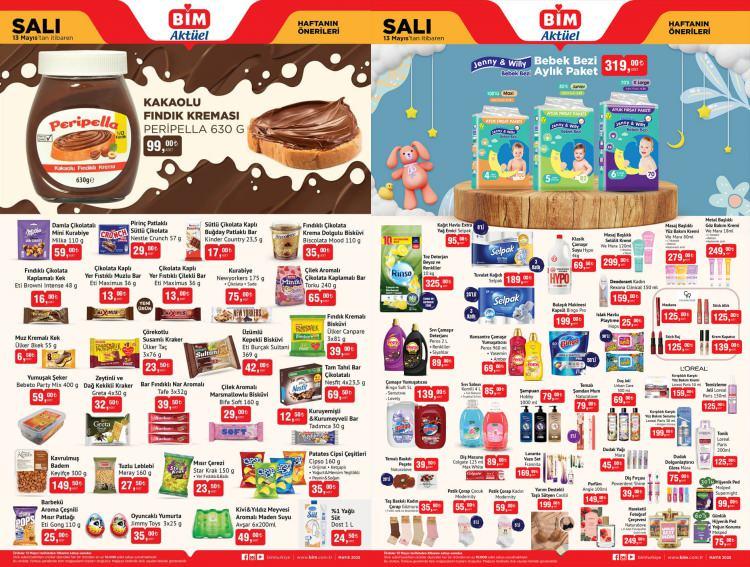 <p><span style="color:#FF0000"><strong>BİM 13 Mayıs 2025 Salı Aktüel Kataloğu</strong></span></p>