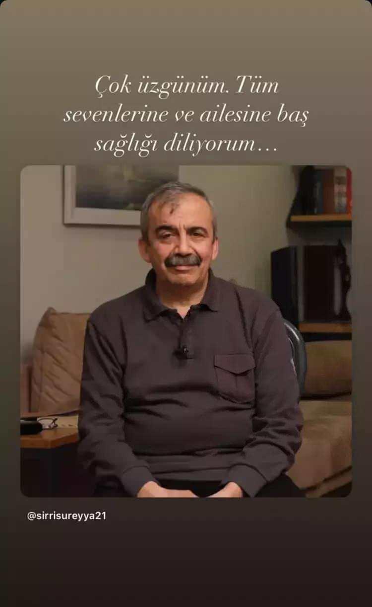 <p><strong>SEDA BAKAN</strong><br />
"&Ccedil;ok &uuml;zg&uuml;n&uuml;m. T&uuml;m sevenlerine ve ailesine başsağlığı diliyorum."</p>

<p>&nbsp;</p>
