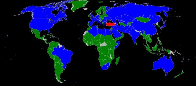 <p><strong>Türkiye'nin temsilci bulundurduğu bölgeler</strong></p>