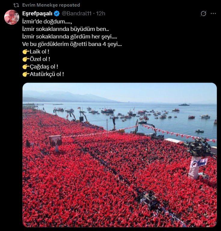 <p><span style="color:#B22222"><strong>PAYLAŞTIKLARI GÖRSELDE ERDOĞAN VE BAHÇELİ YER ALIYOR</strong></span></p>

<p> </p>

<p>Öyle ki; bazı C​HP'li isimler, CHP'nin 19 Mayıs mitingi yerine AK Parti'nin aynı bölgede daha önce düzenlediği mitingin görsellerini paylaşmaya başladı. </p>
