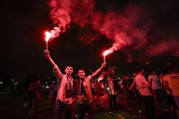 <p>İşte Fenerbahçe'nin şampiyonluk kutlamalarından manzaralar:</p>