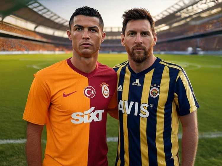 <p><span style="color:#B22222"><strong>RONALDO'YA GALATASARAY VE FENERBAHÇE FORMASI GİYDİRDİ</strong></span></p>
<p> </p>
<p>Yapay zekanın sanatsal yeteneklerini gözler önüne seren bu çalışmalar, spor ve teknolojinin nasıl iç içe geçebileceğini gösteriyor.</p>
<p> </p>
<p><strong>HABER 7 Teknoloji ekibi olarak yapay zekaya Ronaldo ve Messi gibi dünyaca ünlü beş futbolcuya dört büyüklerin formasını giydirmesini istedik. Peki hangi forma hangi futbolcuya yakıştı?</strong></p>