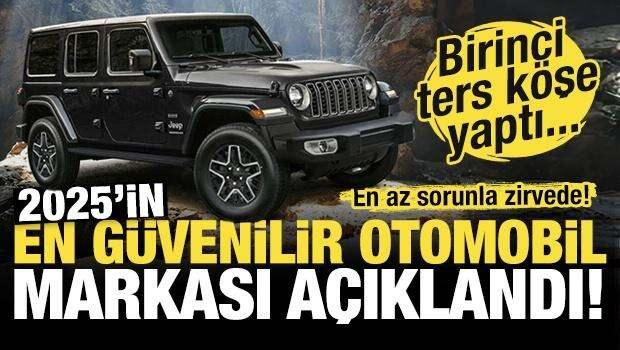 <p><span style="color:#B22222"><strong>2025'IN EN GÜVENİLİR ARABA MARKALARI AÇIKLANDI!</strong></span></p>