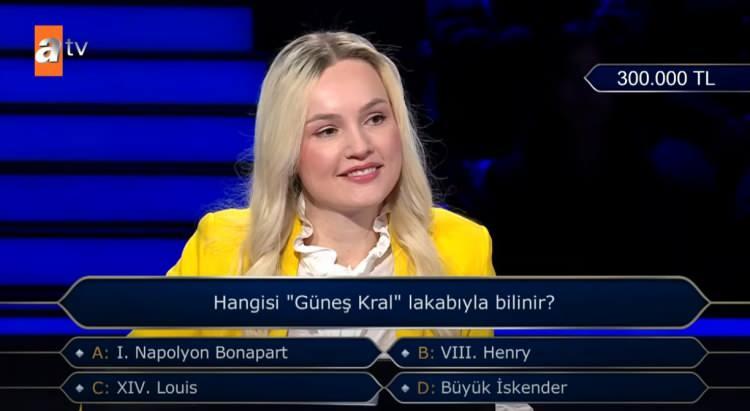 <p><em>300 bin TL değerindeki 10.soru</em></p>