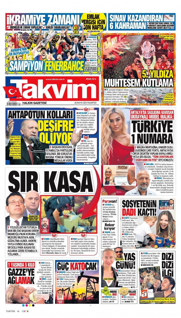 <p>26 Mayıs Pazartesi atılan gazete manşetlerini siz değerli okurlarımız için derledik...</p>
