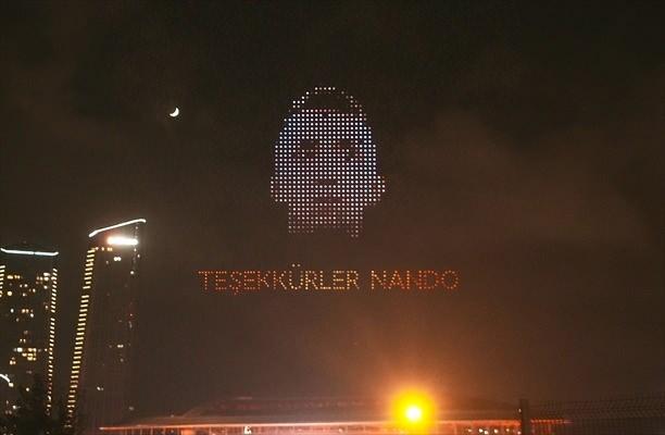 <p>Bu etkinlik için yaklaşık 1500 dron kullanıldı.</p>
