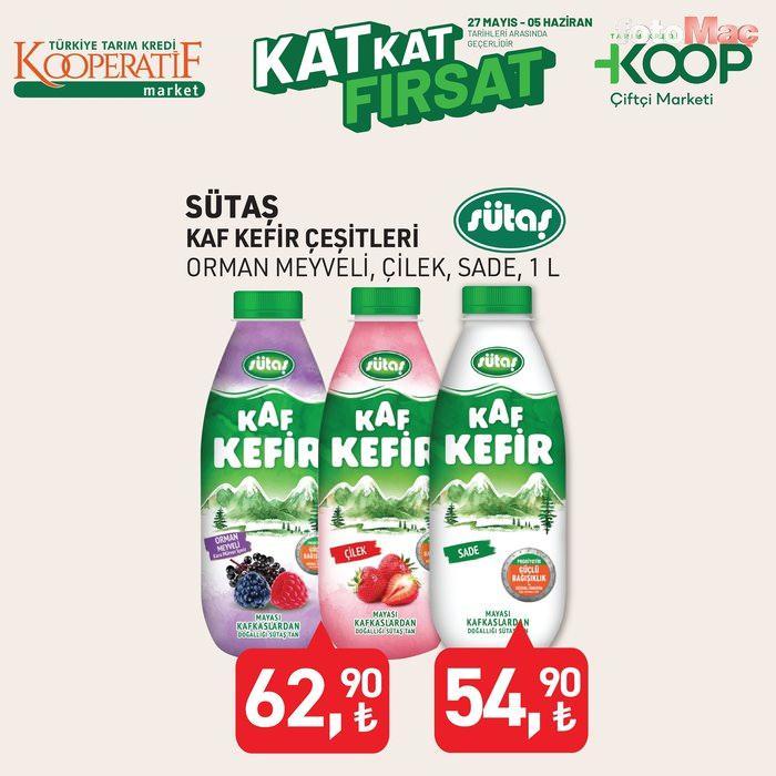 <p><strong>Sütaş Kaf Kefir Çeşitleri 1 L: 62,90/54,90 TL</strong></p>

<p> </p>

<p> </p>

<p> </p>
