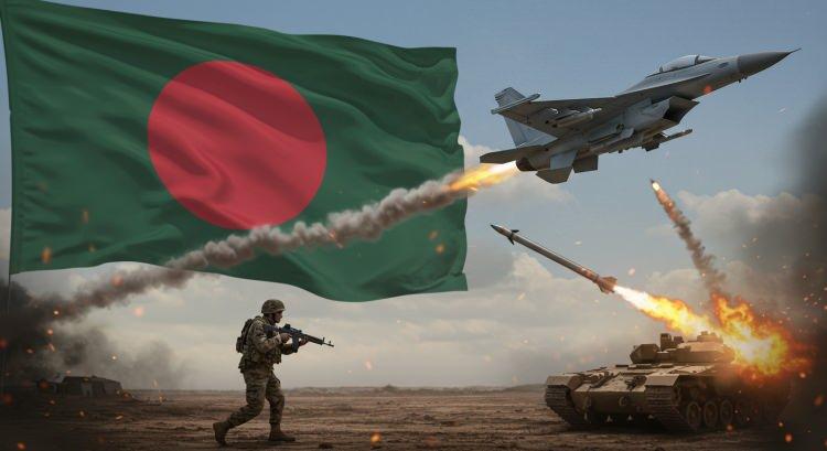 <p><span style="color:#B22222"><strong>26)&nbsp; BANGLADEŞ</strong></span></p>

<p>&nbsp;</p>

<p>Y&uuml;ksek n&uuml;fus ve hızla b&uuml;y&uuml;yen savunma altyapısıyla b&ouml;lgesel g&uuml;&ccedil; adayı.</p>
