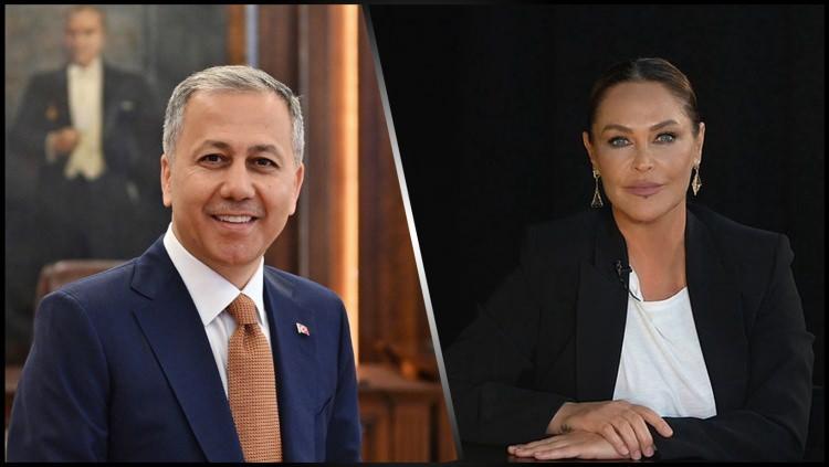 Hülya Avşar'dan Bakan Ali Yerlikaya'ya teşekkür mesajı: 'Bu çağdaş davranışa teşekkürler'