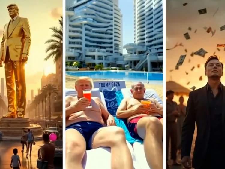 <p>Önerdiği çözüm? "Filistin'i ilhak edin, Gazze'yi dünyanın ilk çıplak Trump Plaza tatil beldesine dönüştürün ve yıllık seks hac merkezi yapın."</p>
