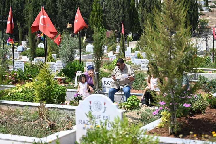 <p><strong>YOZGAT</strong></p>

<p> </p>

<p>Yozgat Şehitliği'ndeki programda, Kur'an-ı Kerim okundu, dua edildi. Törene katılan​​​​​​​ Vali Mehmet Ali Özkan, Belediye Başkanı Kazım Arslan, İl Jandarma Komutanı Albay Cezmi Yalınkılıç, İl Emniyet Müdürü Recep Tecimer ve protokol üyeleri, şehit mezarlarına karanfil bırakarak, şehit ailelerinin bayramını kutladı. Vali Özkan, gazetecilere, "Tüm şehitlerimizin ruhu şad olsun. Geçmişten günümüze bütün şehitlerimizi rahmet ve minnetle yad ediyorum. Gazilerimize uzun ömürler diliyorum. Allah onlardan razı olsun. Acıların olmadığı sevenlerin kavuştuğu bir bayram olmasını diliyorum." dedi.</p>
