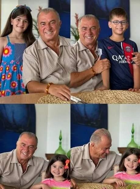 <p><span style="color:#000000"><strong>Güzel bir yemeğin ardından bahçede torunlarıyla ilgilenen Terim, o anları sosyal medya hesabından paylaştı.</strong></span></p>