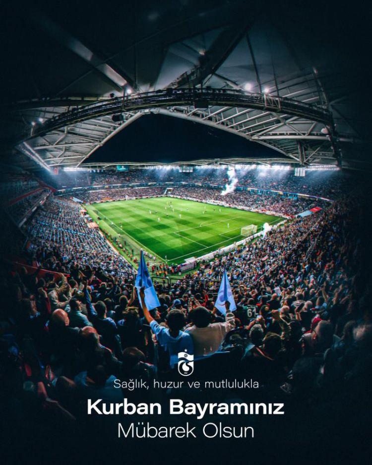 <p>Trabzonspor "Kurban Bayramınız mübarek olsun"</p>