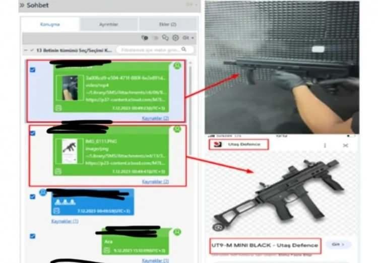 <p>KIZ ARKADAŞINA RUHSATSIZ TABANCA TEMİNİ</p>

<p>İddianamede Çamkıran'ın silah temin ettiği arkadaşının T.A.A. olduğu, Çamkıran'ın T.A.A.'ya Şeker'den temin ettiği ruhsatsız tabancayı aldığı ve silah ticaretinin bu şekilde gerçekleştiğinin değerlendirildiği kaydedildi.</p>
