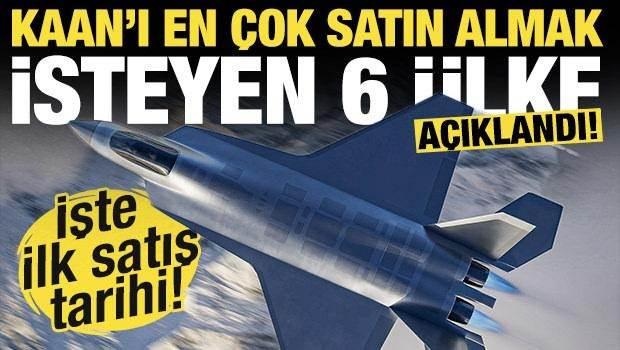 <p><span style="color:#B22222"><strong>KAAN'I EN ÇOK SATIN ALMAK ISTEYEN 6 ÜLKE BELLİ OLDU! SATIŞ İÇİN SIRAYA GİRDİLER...</strong></span></p>
