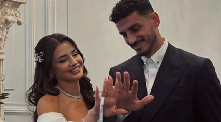 <p>Hazal Çağlar ve Samet Akaydın evliliğe ilk adımı attı.</p>

