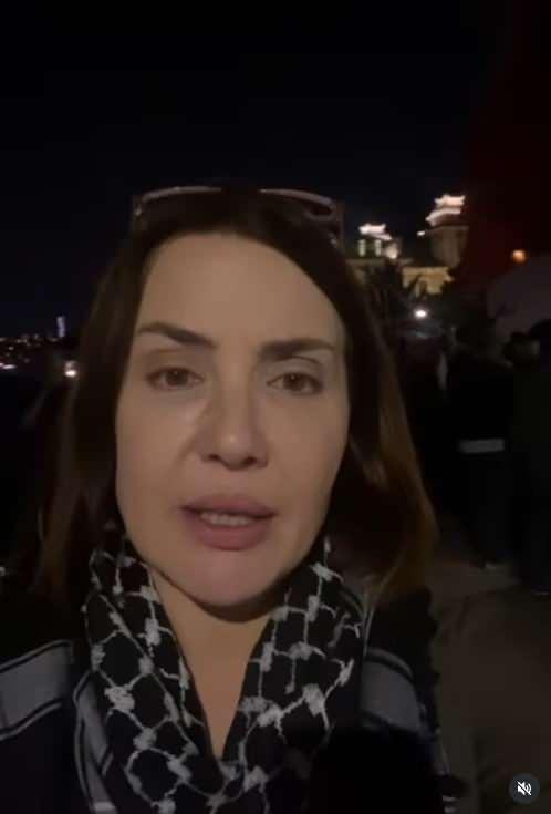 <p>Eylemciler, Gazze'de yaşananlara dikkat çekmek için 48 saat boyunca konsolosluk önünde nöbet tutacaklar.</p>