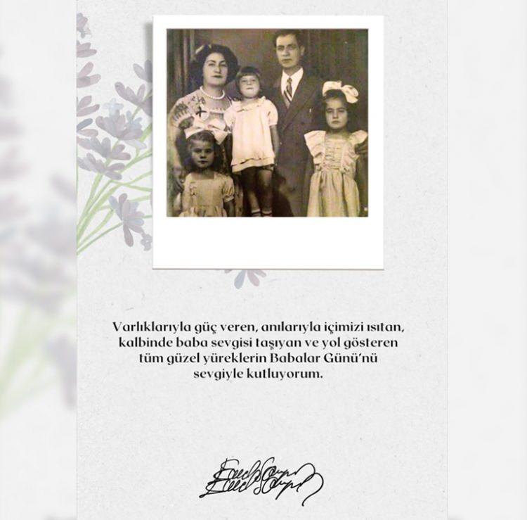 <p><span style="color:#800000"><strong>EMEL SAYIN</strong></span></p>

<p><span style="color:#000000">"Varlıklarıyla g&uuml;&ccedil; veren, anılarıyla i&ccedil;imizi ısıtan, kalbinde baba sevgisi taşıyan ve yol g&ouml;steren t&uuml;m g&uuml;zel y&uuml;reklerin Babalar G&uuml;n&uuml;'n&uuml; sevgiyle kutlarım."</span></p>
