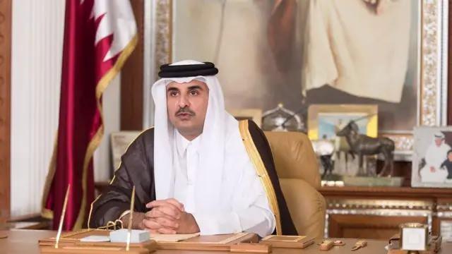 <p><strong><span style="color:#B22222">TAMIM BIN HAMAD ES-SANI </span> | FİLİSTİN</strong></p>
<p> </p>
<p><strong>Katar emiri</strong></p>