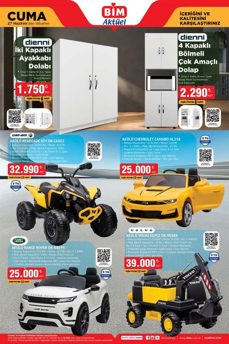 <p> </p>
<p> </p>
<p>• <strong>Dienni İki Kapaklı Ayakkabı Dolabı</strong> 1.750 TL<br />
• <strong>Dienni 4 Kapaklı Bölmeli Çok Amaçlı Dolap</strong> 2.290 TL<br />
• <strong>Akülü Renegade ATV</strong> 32.990 TL<br />
• <strong>Akülü Chevrolet Camaro</strong> 25.000 TL<br />
• <strong>Land Rover Akülü Range Rover</strong> 25.000 TL<br />
• <strong>Volvo Akülü Volvo Kepçe</strong> 39.000 TL</p>