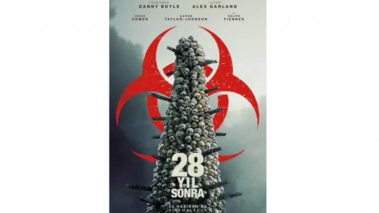 <p><strong>28 YIL SONRA</strong></p>
<p>Post-apokaliptik korku türünün efsanelerinden “28 Gün Sonra” ve “28 Hafta Sonra” filmlerinin ardından merakla beklenen devam halkası “28 Yıl Sonra”, ölümcül “rage” virüsünün yarattığı yıkımdan üç on yıl sonrasını anlatıyor.</p>
<p> </p>
<p>Karantina altındaki bir adada yaşayan bir grup, dış dünya ile temaslarını kesmiştir. Ancak gruptan biri cesaretini toplayıp ana karaya geçmeye karar verdiğinde, karşısında bambaşka bir gerçeklik bulur. Korku ve gerilim dolu bu film, virüs sonrası hayatta kalma mücadelesini yeni bir boyuta taşıyor.</p>