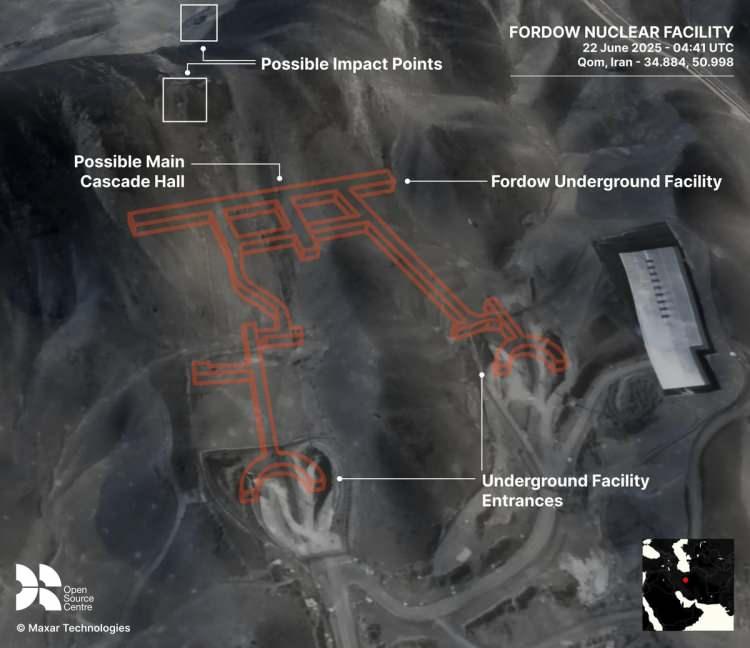 <p>Fordow'daki santrifüjlerin uzun vadeli durumuyla ilgili olarak, Uluslararası Atom Enerjisi Ajansı (UAEA) bu hafta yaptığı açıklamada, santrifüjlerin "artık çalışamaz durumda" olduğuna inandığını belirtti. Uzmanlar ise hasarın gerçek boyutunun ancak yerinde denetimler veya ek istihbaratla anlaşılabileceğini söylüyor. Yeni görüntüler, İran'ın tesisi ya gizlemek ya da rehabilite etmek için aktif olarak çalıştığını gösteriyor.</p>
