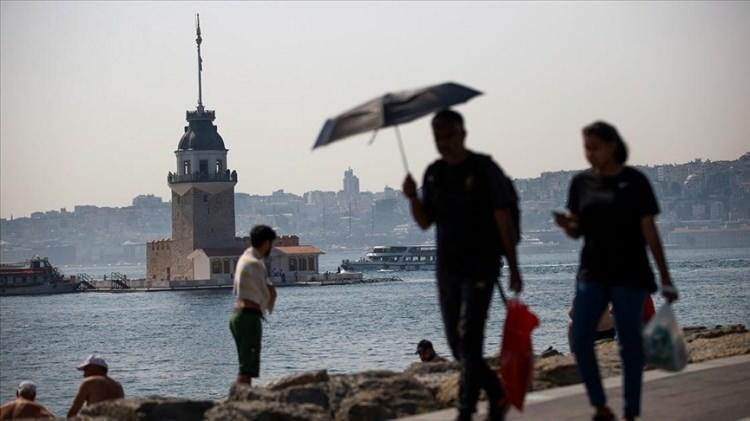 <p>MGM İstanbul Bölge Tahmin ve Erken Uyarı Merkezi tarafından yapılan açıklamada; sıcaklığın mevsim normallerinin üzerine çıakcağı belirtilerek; "Yapılan son meteorolojik değerlendirmelere göre; bölgemiz genelinde halen mevsim normalleri civarında seyreden hava sıcaklıklarının 24 Haziran 2025 Salı gününden itibaren artarak, bölge genelinde mevsim normallerinin 6 ila 9 derece üzerine çıkacağı tahmin edilmektedir" denildi.</p>
