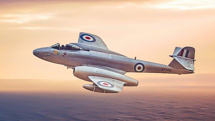 <p><strong><span style="color:#B22222">GLOSTER METEOR - İngiltere </span> | 3.947</strong></p>
