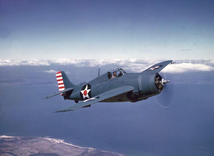 <p><strong><span style="color:#B22222">GRUMMAN F4F WİLDCAT  -  ABD  </span>|  7.860</strong></p>
