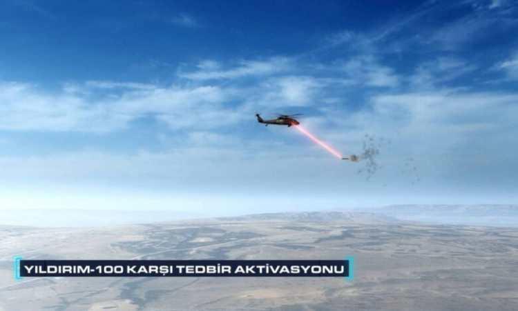 <p>YILDIRIM-100, platform üzerindeki farklı füze ikaz sistemleri ve flare atıcıları ile entegre şekilde çalışıyor. </p>